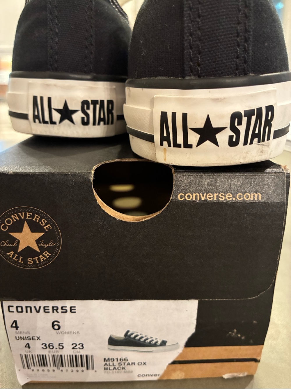 Converse Unisex Black Low-Top All Star Sneakers